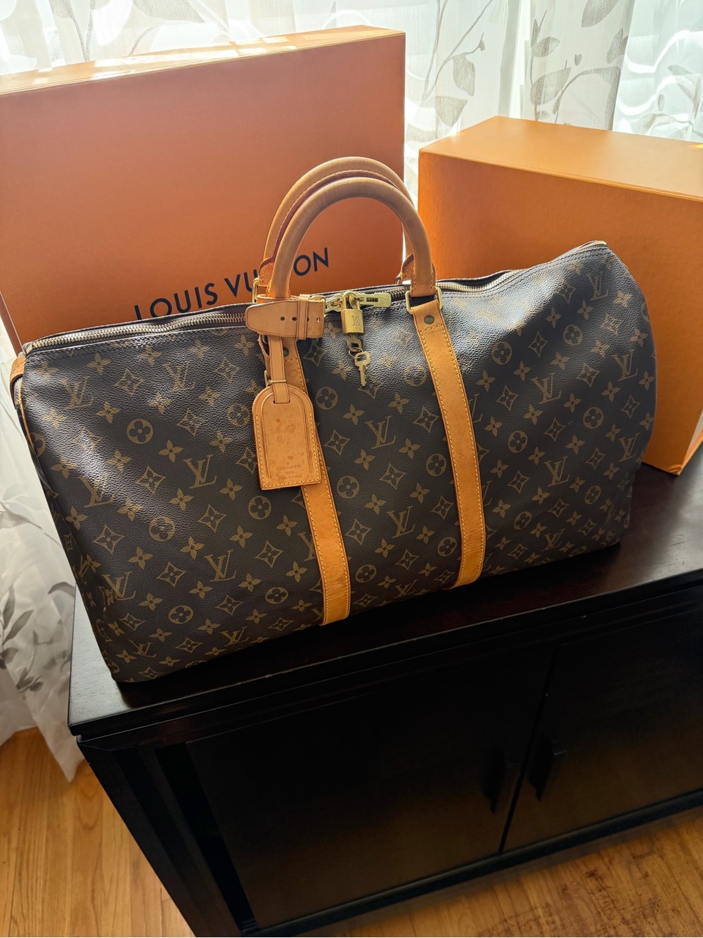 Louis Vuitton Monogram Keepall 55